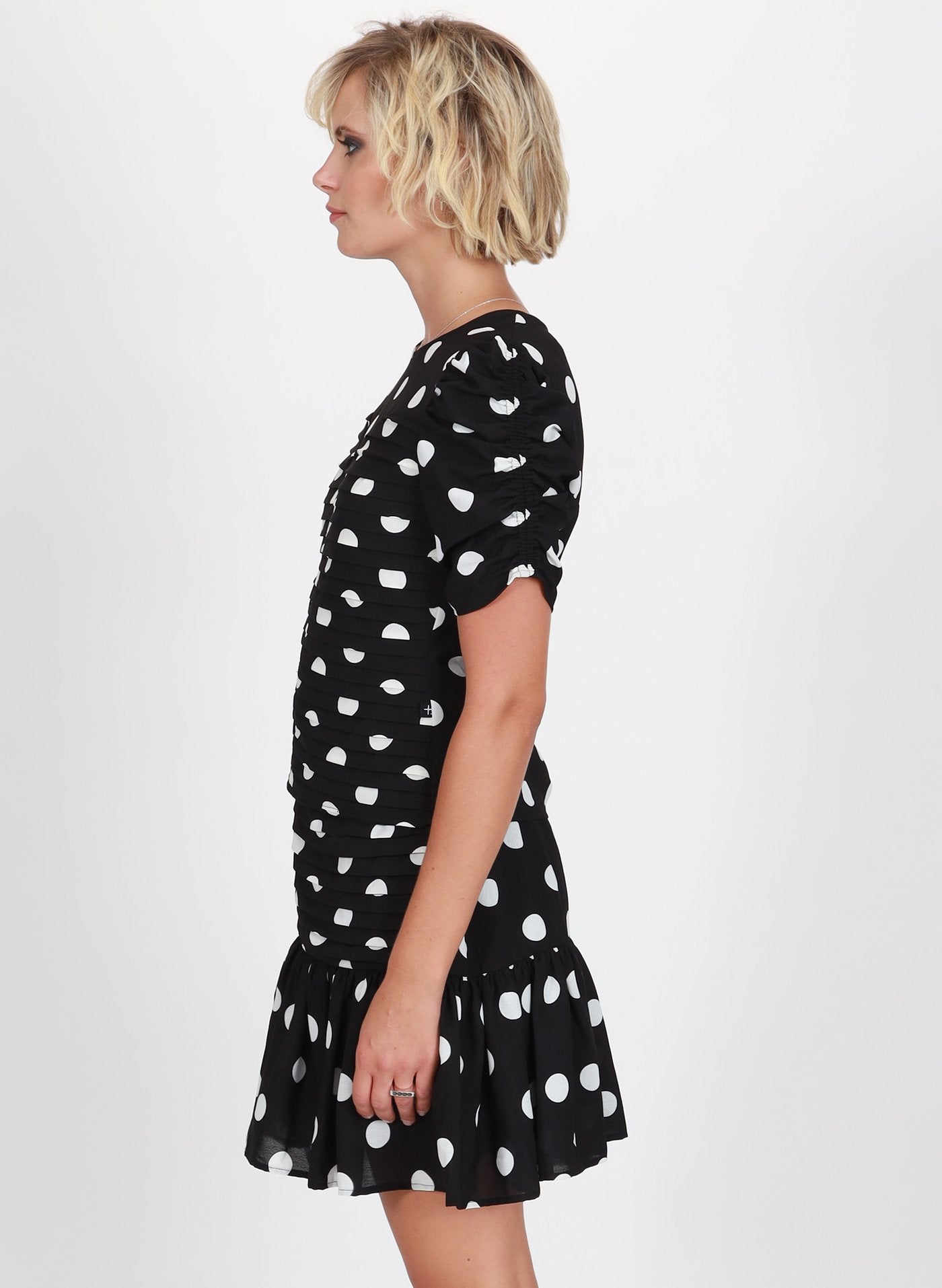 Federation - Hopeful Top - Black/White Polka Dot