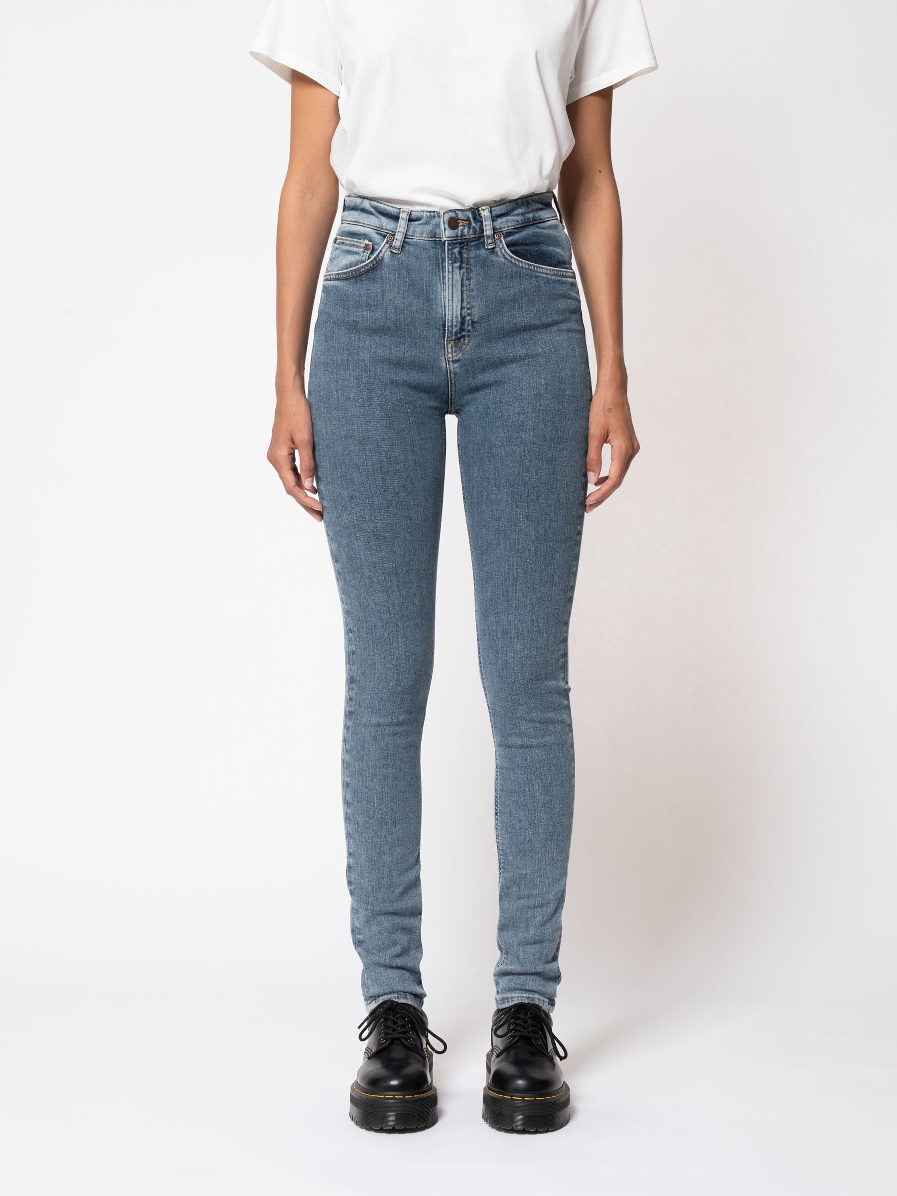 Nudie - Hightop Tilde Jean - Light Stonewash