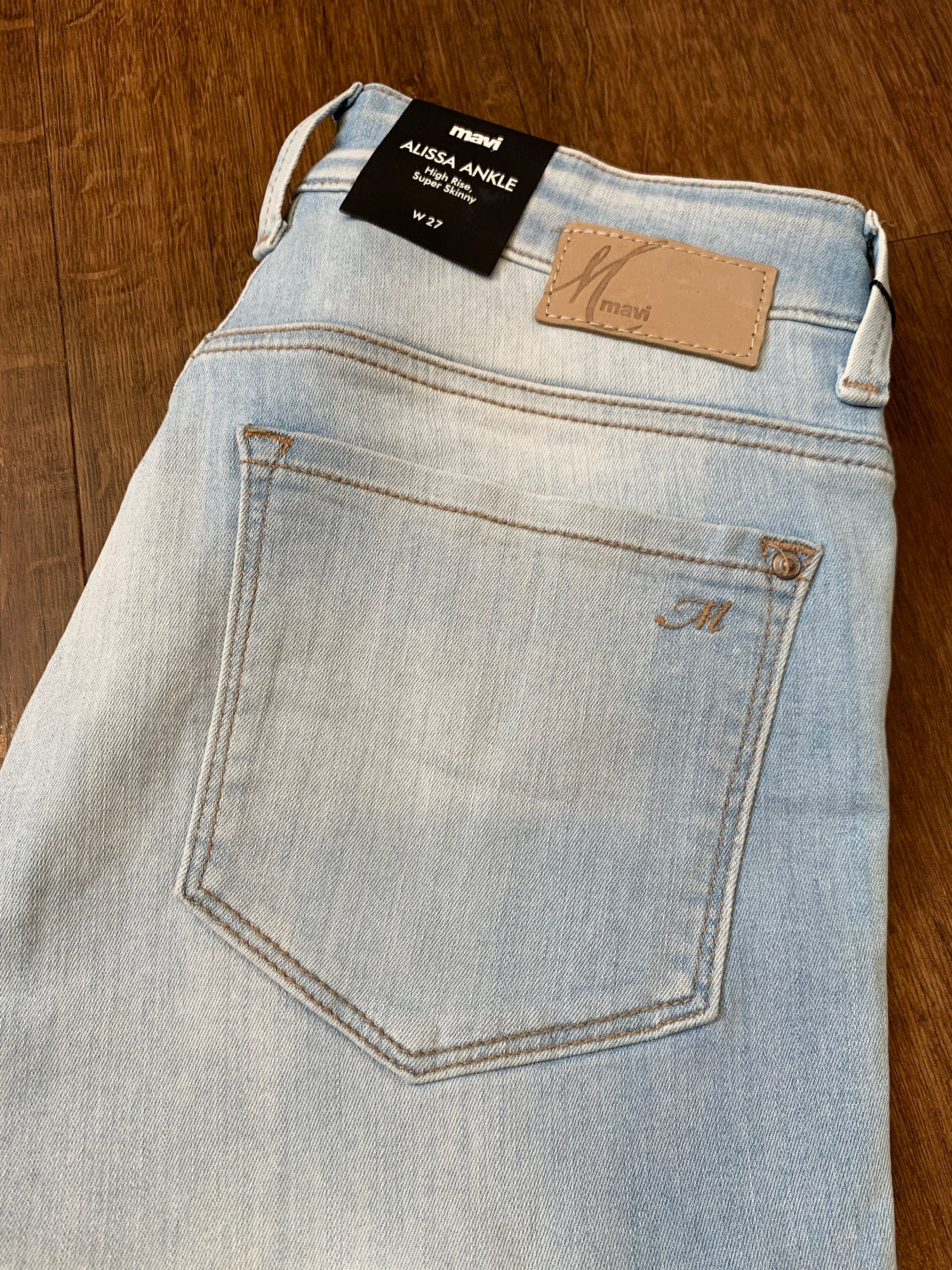 Mavi - Alissa Ankle Jean - Bleach STR