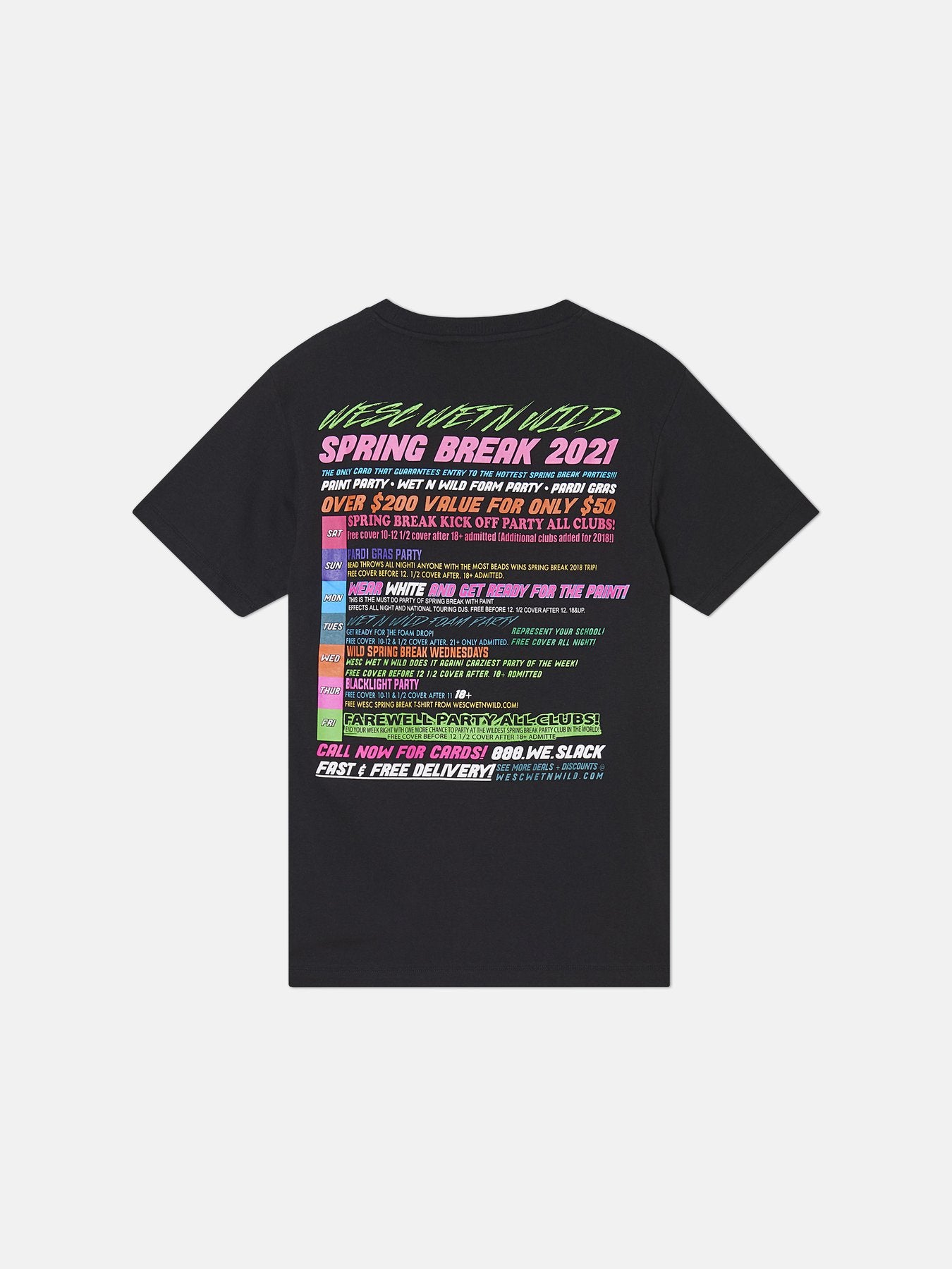 WeSC - Max Spring Break T-Shirt - Black