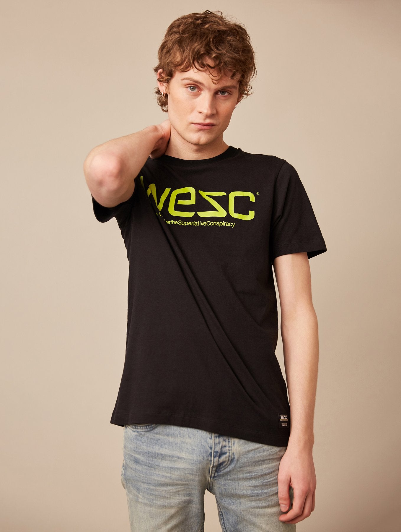 WeSC - Max WeSC Logo T-Shirt - Black