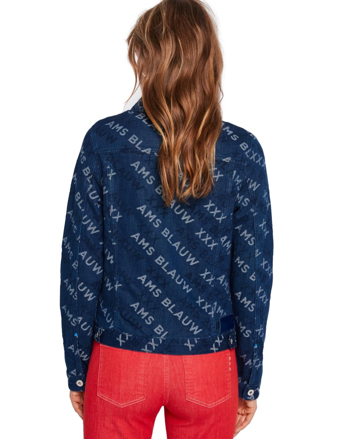 Maison Scotch - Jaquard Trucker Jacket - Logo Love