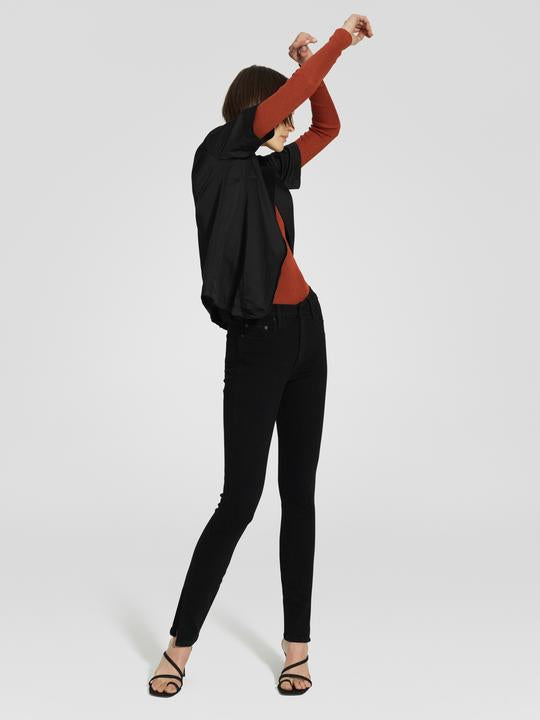 Nobody - Cult Skinny Split Jean - Jet Black