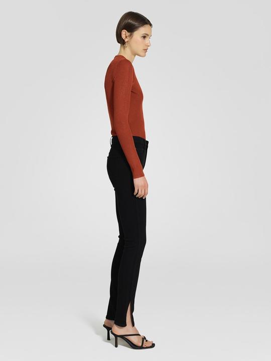 Nobody - Cult Skinny Split Jean - Jet Black