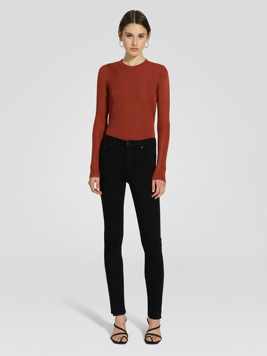 Nobody - Cult Skinny Split Jean - Jet Black