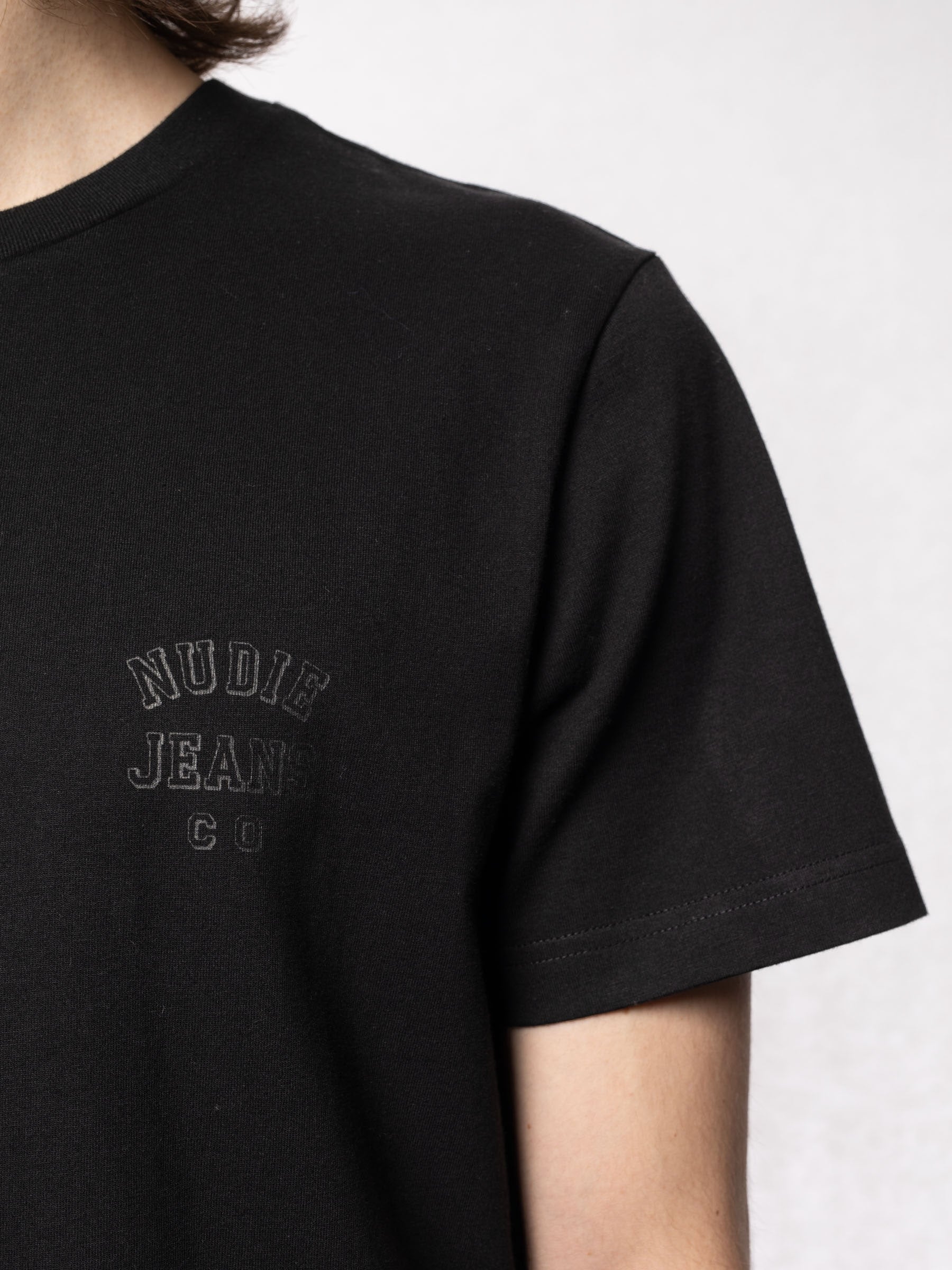 Nudie - Roy Logo Tee - Black
