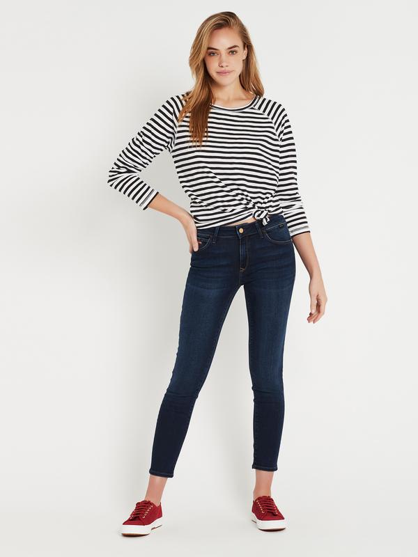 Mavi Alissa Ankle Jean Deep Golden Gold - Main Image