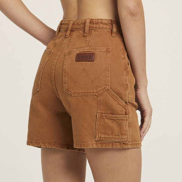 Wrangler - Claudia Hi Straight Short - Tobacco