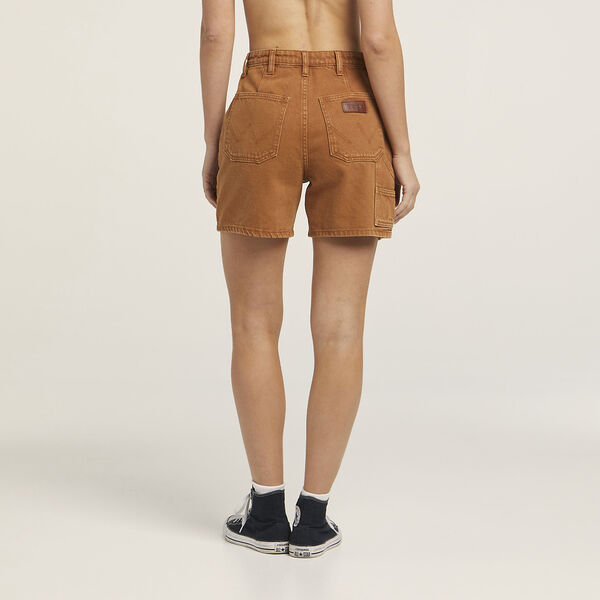 Wrangler - Claudia Hi Straight Short - Tobacco