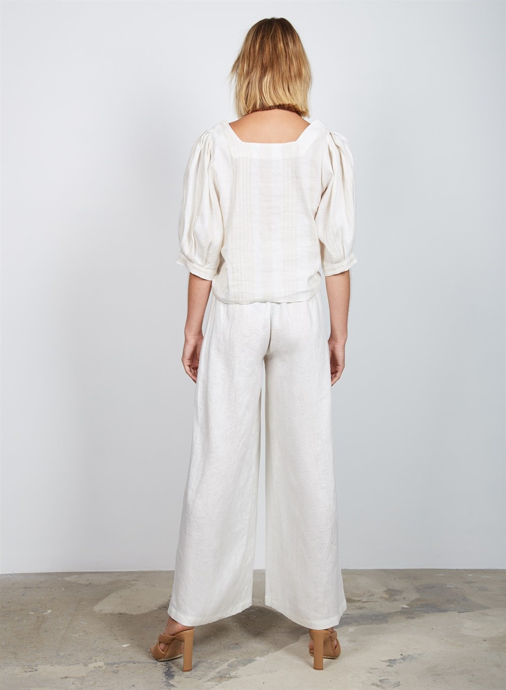 Wish - Pavillion Blouse - Cream Stripe