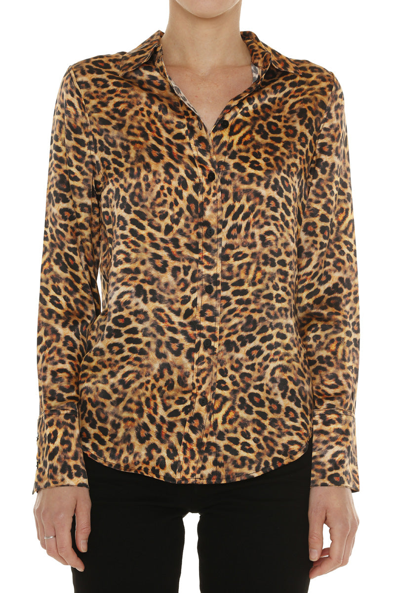 Amare - Arabella Blouse - Leopard