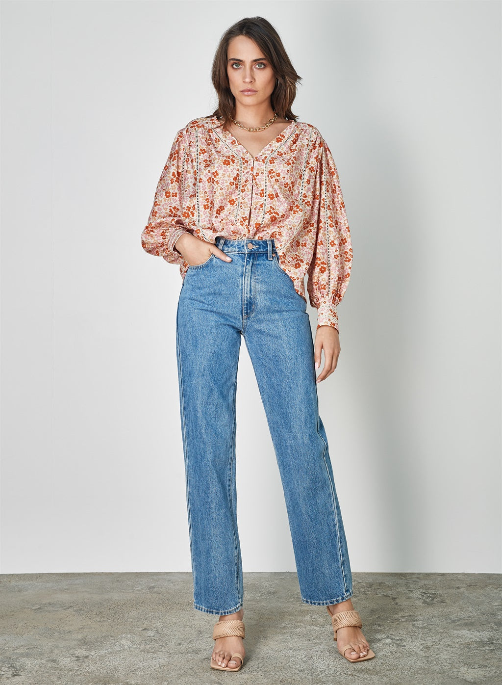 Esmaee - Dahlia Blouse - Dahlia