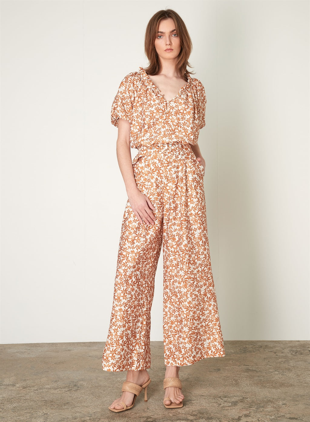 Esmaee - La Sirene Blouse - Tobacco