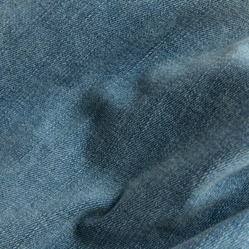G-Star Raw - 3301 Mid Skinny - Vintage Cool Aqua Destroyed