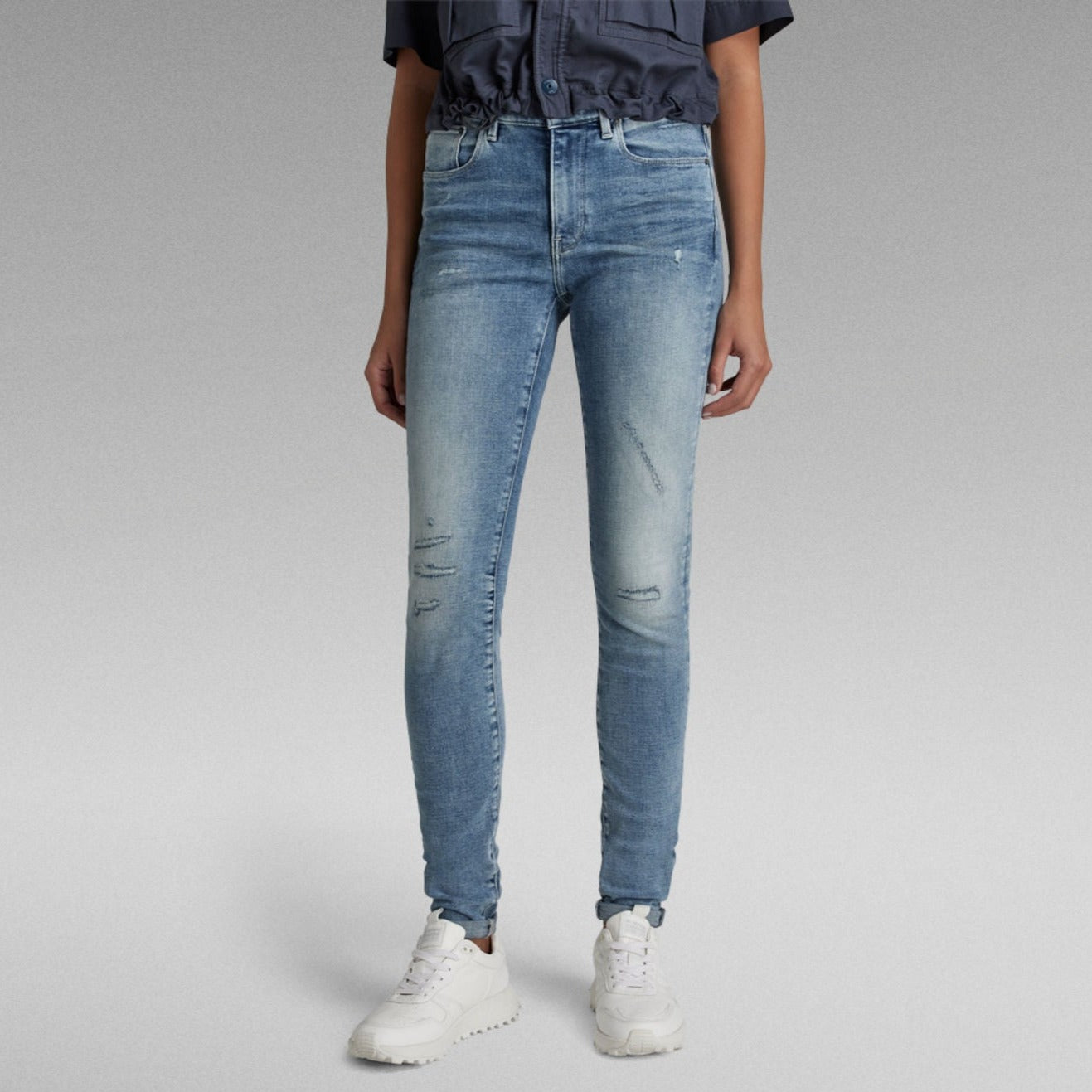 G-Star Raw - 3301 Skinny Jean - Light Indigo Aged Restored