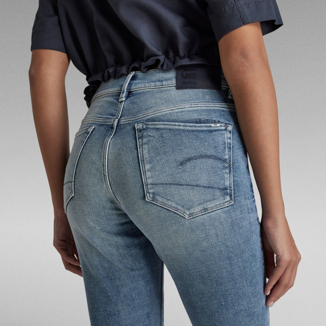 G-Star Raw - 3301 Skinny Jean - Light Indigo Aged Restored