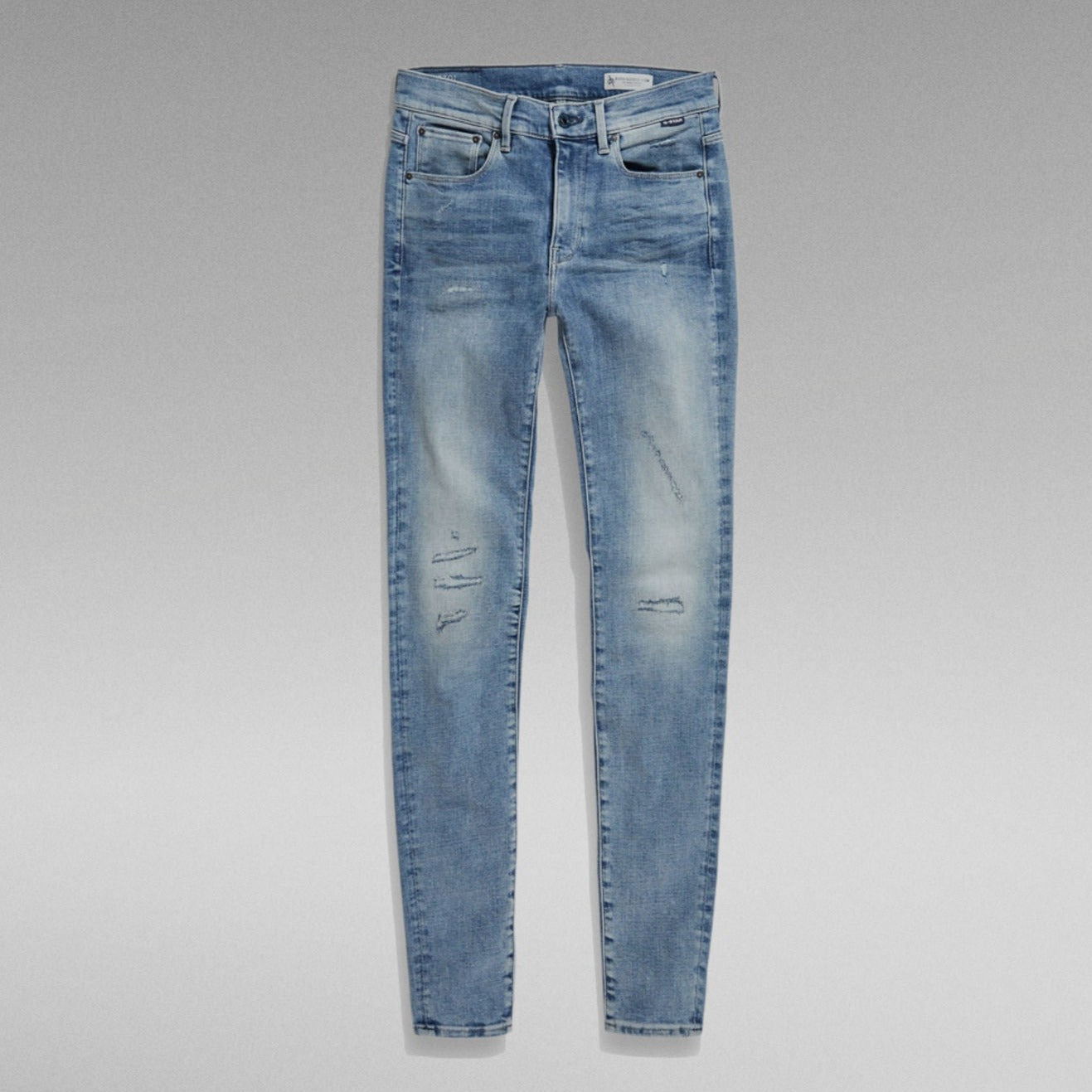 G-Star Raw - 3301 Skinny Jean - Light Indigo Aged Restored