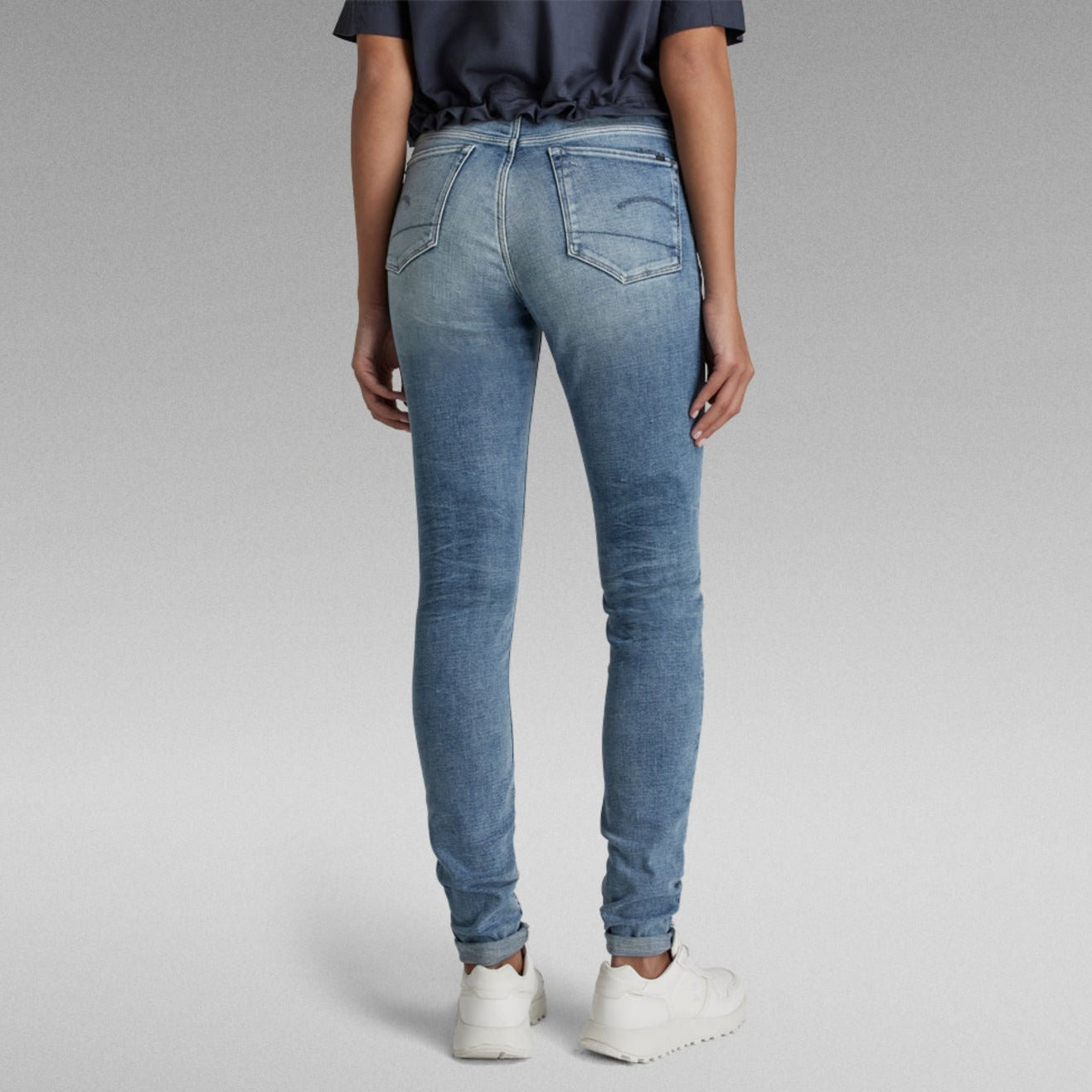 G-Star Raw - 3301 Skinny Jean - Light Indigo Aged Restored