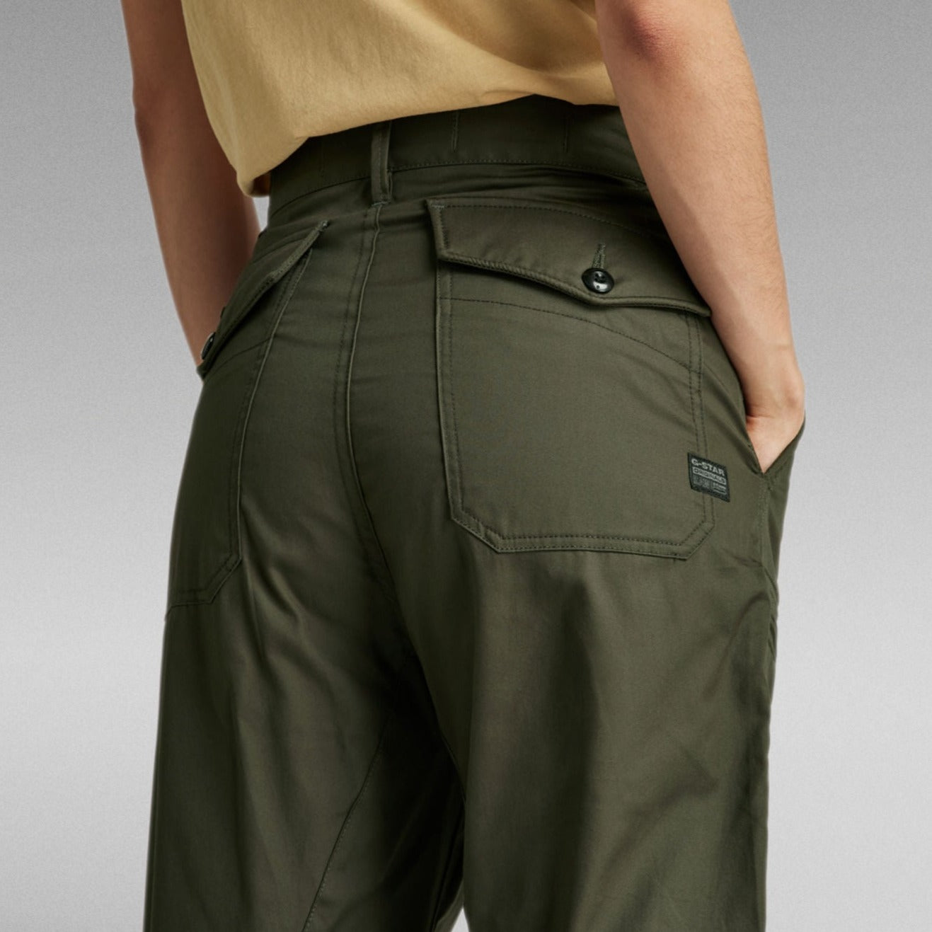 G-Star Raw - 3D Cargo Boyfriend Pant - Asfalt
