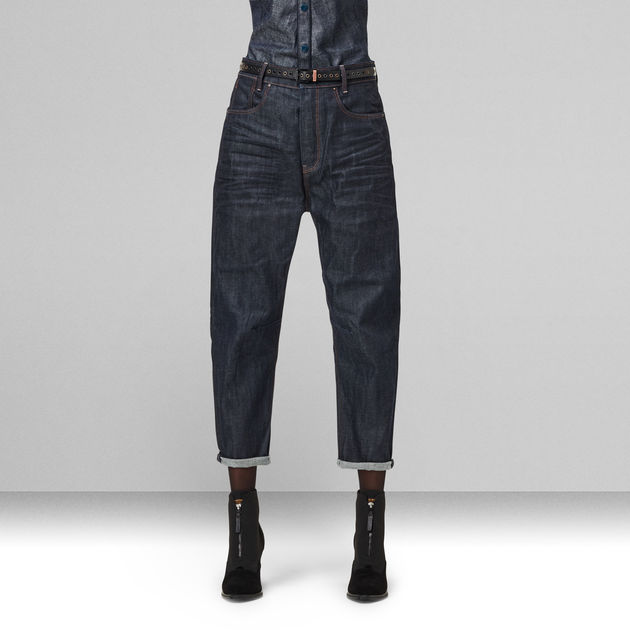 G-Star Raw - C-Staq 3D Boyfriend Cropped Jean - 3D Raw Denim