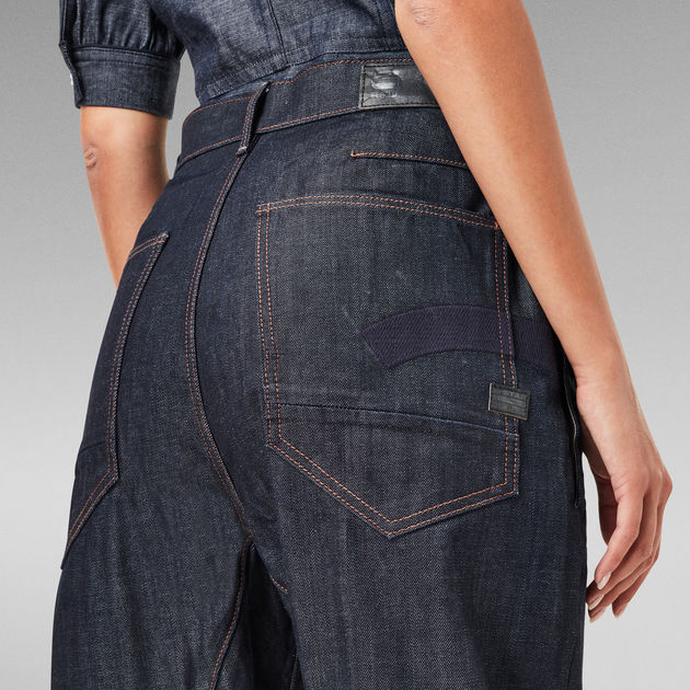 G-Star Raw - C-Staq 3D Boyfriend Cropped Jean - 3D Raw Denim