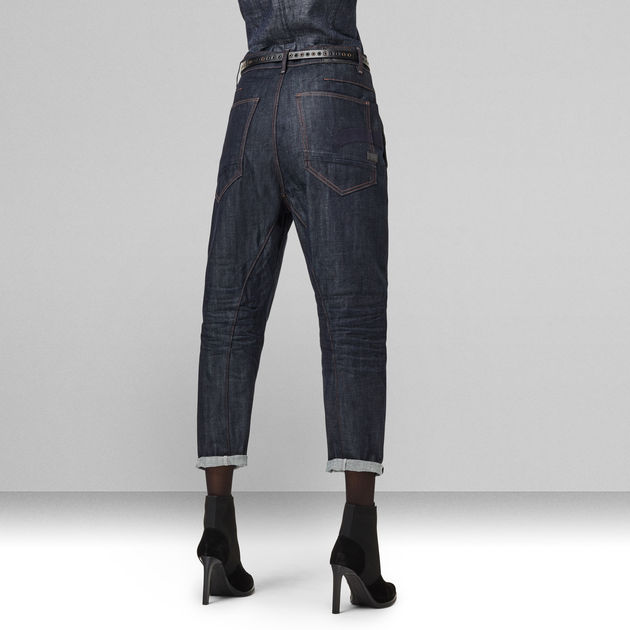 G-Star Raw - C-Staq 3D Boyfriend Cropped Jean - 3D Raw Denim