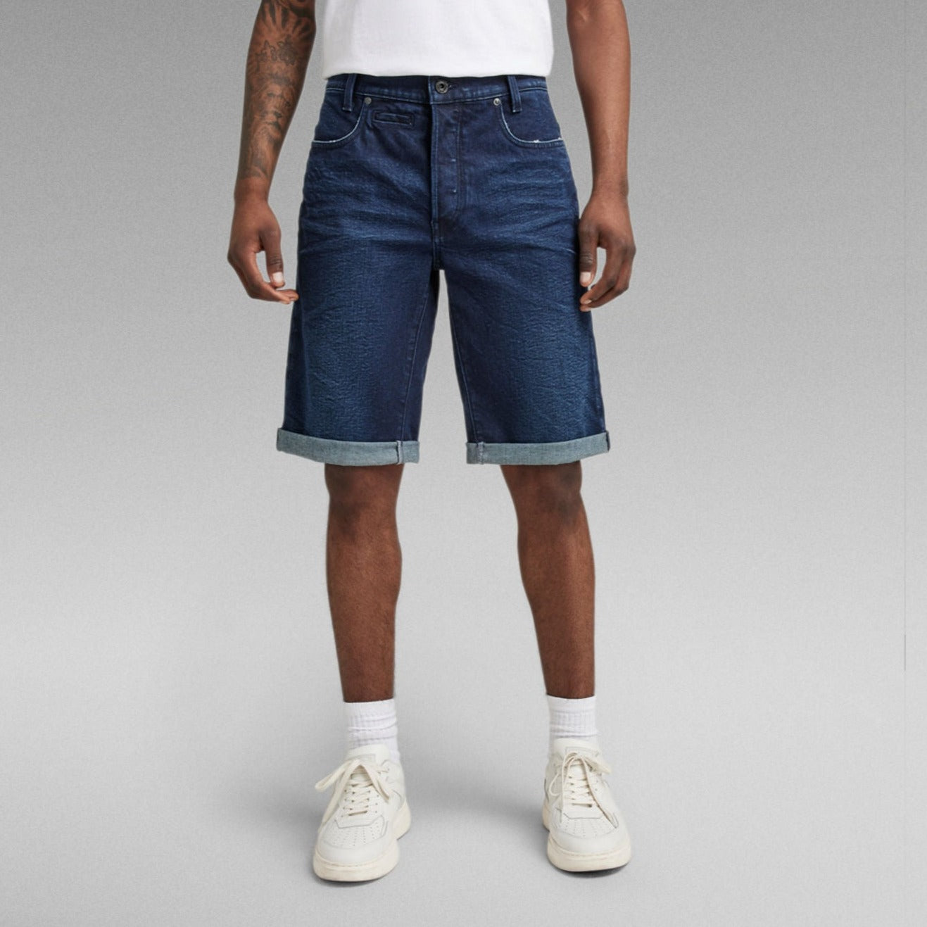 G-Star Raw - D-Staq 3D Short - Worn In Ultramarine