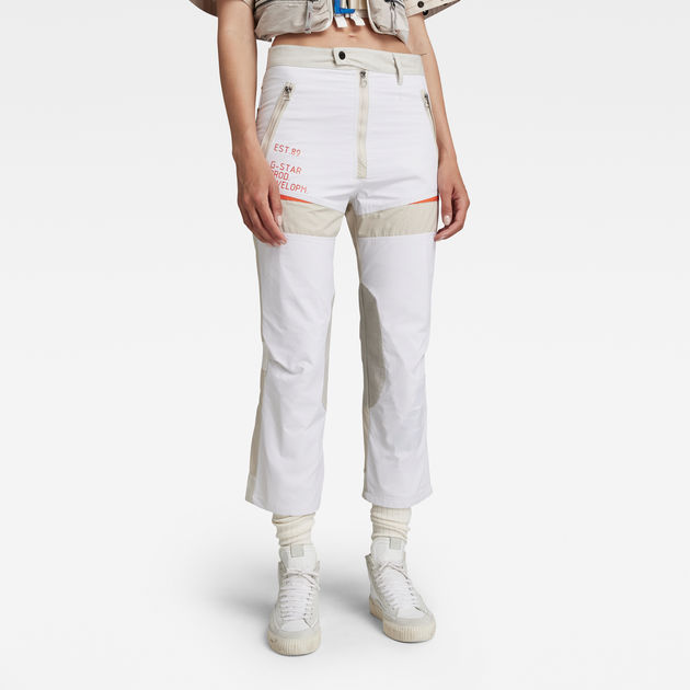 G-Star Raw - Desert Cropped Pant - Whitebait