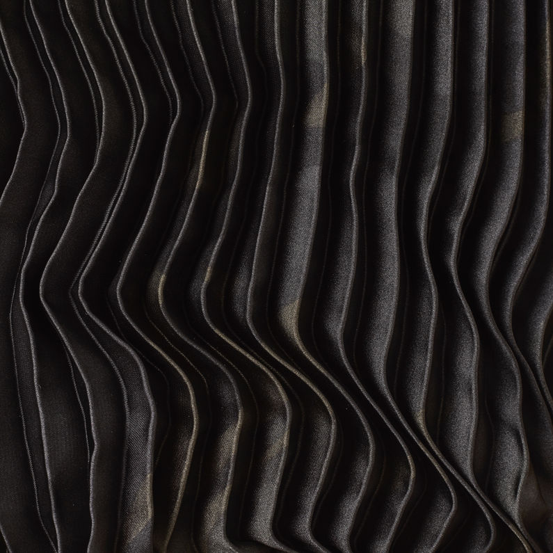 G-Star Raw - GS Plissee Pinafore Top - Asfalt/Black