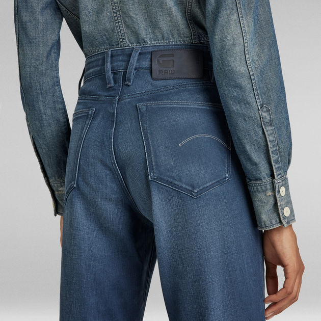 G-Star Raw - Janeh Ultra High Mom Ankle Jean - Worn In Rivulet