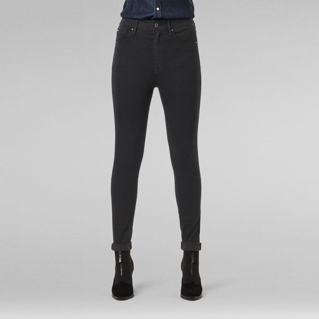 G-Star Raw - Kafey Ultra High Skinny Jean - Pitch Black
