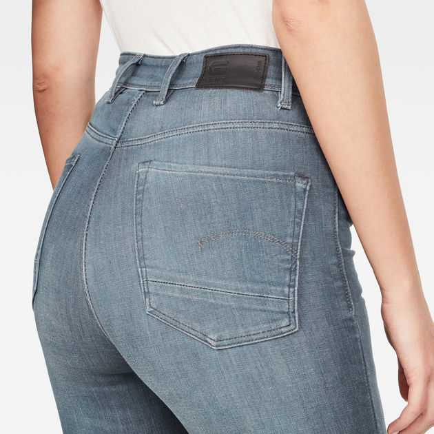 G-Star Raw - Kafey Ultra High Skinny Jean - Worn In Chert Grey