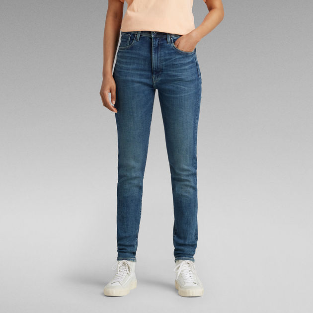 G-Star Raw - Kafey Ultra High Skinny Jean - Faded Cascade