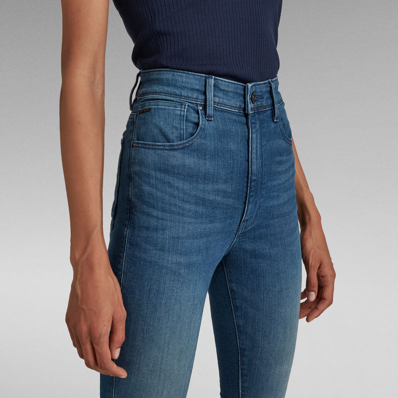 G-Star Raw - Kafey Ultra High Skinny Jean - Faded Neptune Blue