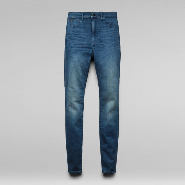 G-Star Raw - Kafey Ultra High Skinny Jean - Faded Neptune Blue