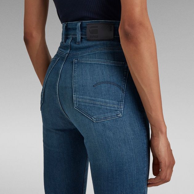 G-Star Raw - Kafey Ultra High Skinny Jean - Faded Neptune Blue