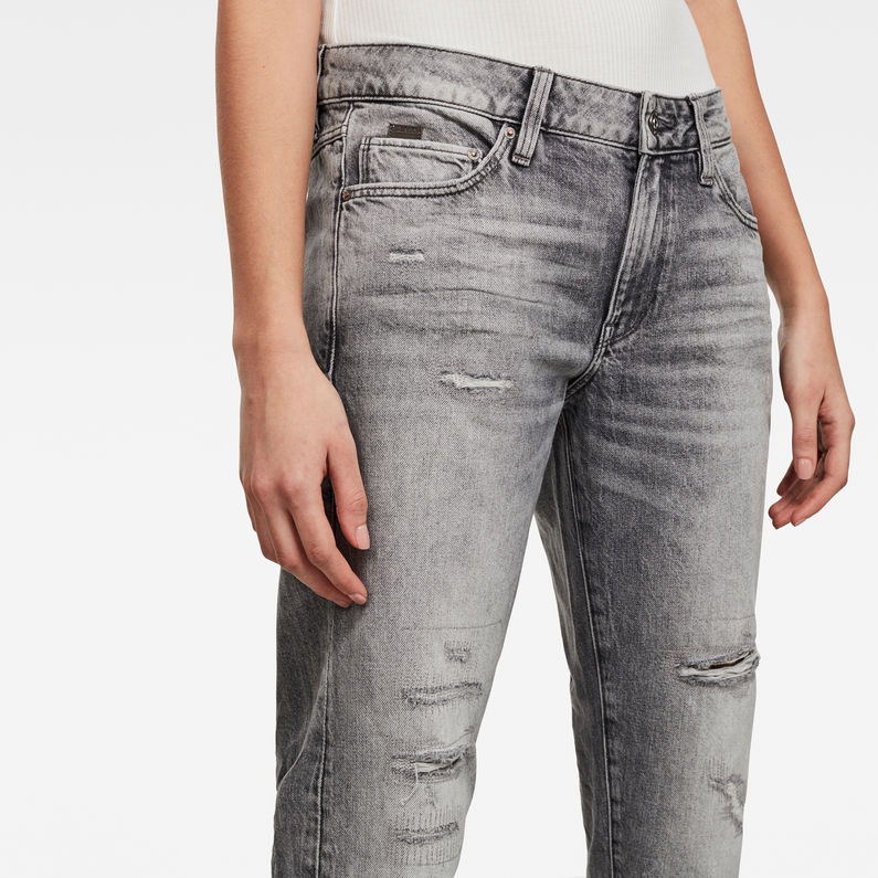 G-Star Raw - Kate Boyfriend Jean - Sun Faded Ripped Basalt