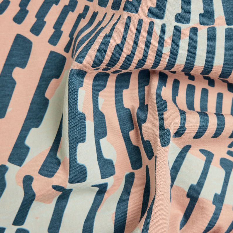 G-Star Raw - Lash Fem Loose Dress SS - Tuscany Wave Camo