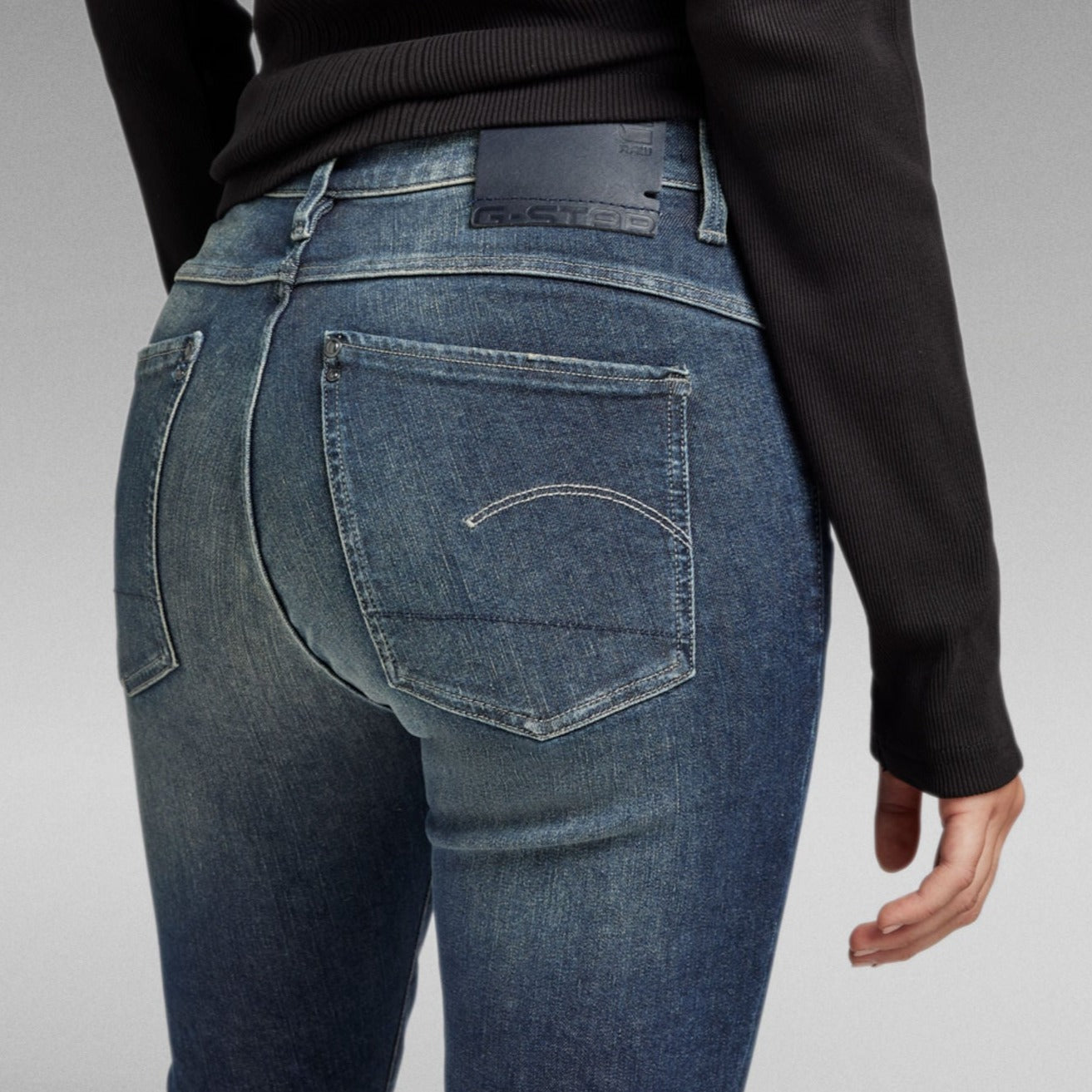 G-Star Raw - Lhana Skinny Jean - Antique Forest Blue Restored
