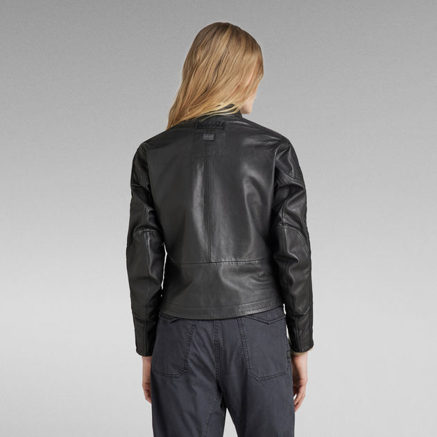 G-Star Raw - Moto Leather Jacket Mix - Caviar