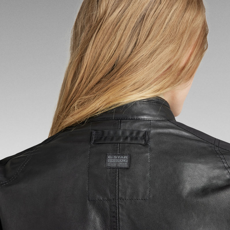 G-Star Raw - Moto Leather Jacket Mix - Caviar