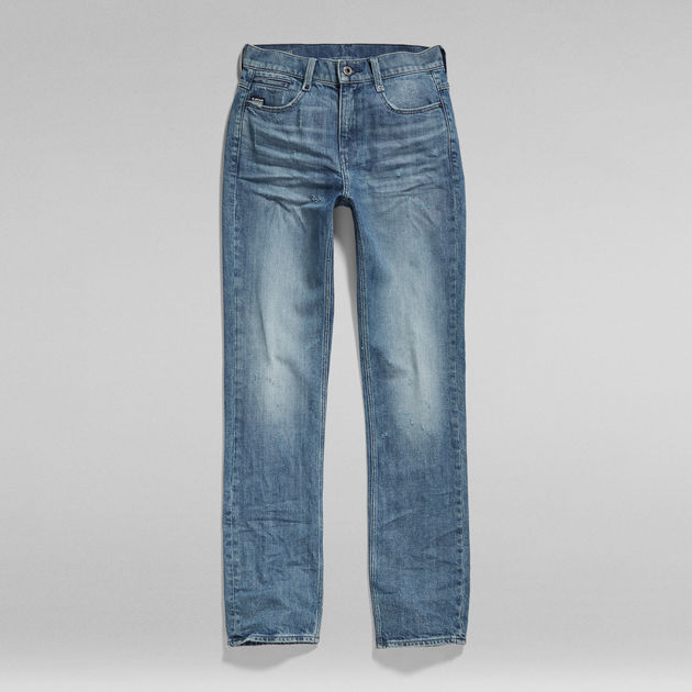 G-Star Raw - Noxer Straight Jean - Sun Faded Ice Fog Destroyed