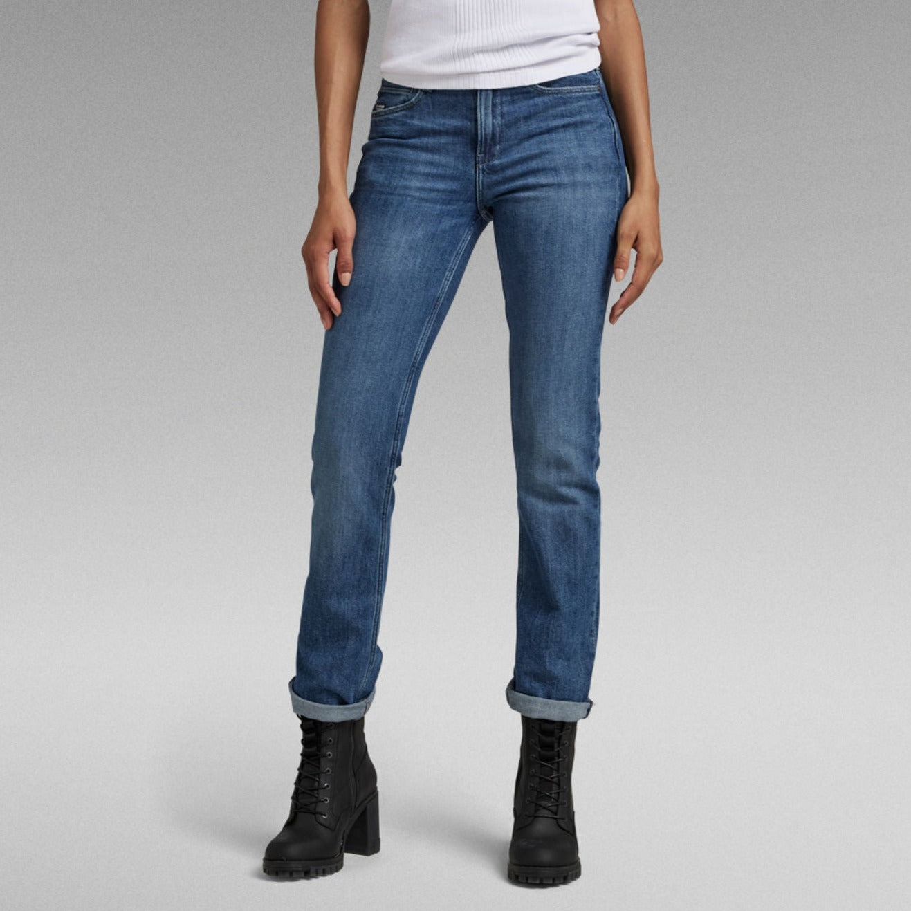 G-Star Raw - Noxer Straight Jean - Faded Capri