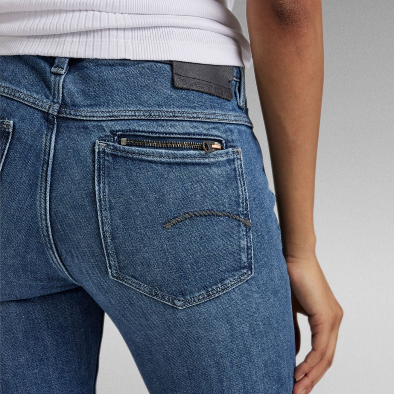 G-Star Raw - Noxer Straight Jean - Faded Capri