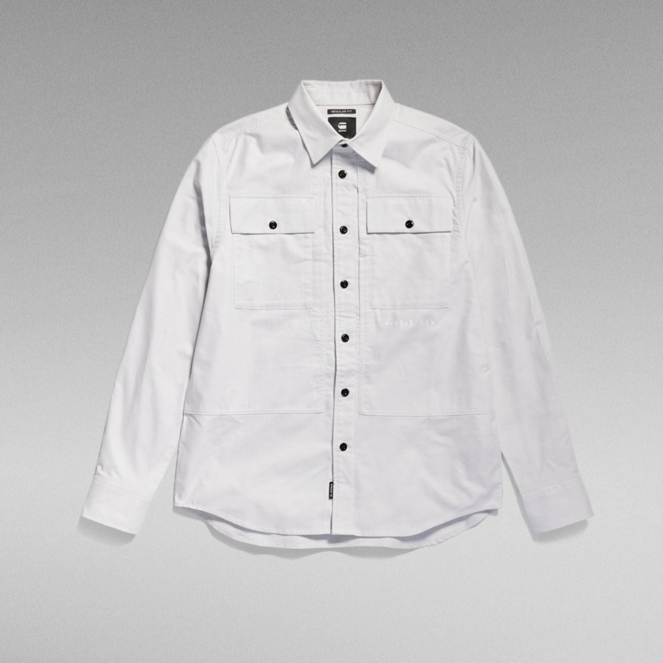 G-Star Raw - Panel Cargo Shirt - Oyster Mushroom/White Oxford
