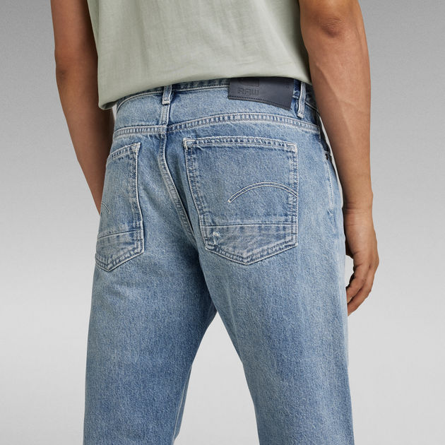 G-Star Raw - Triple A Regular Straight Jean - Sun Faded Air Force Blue