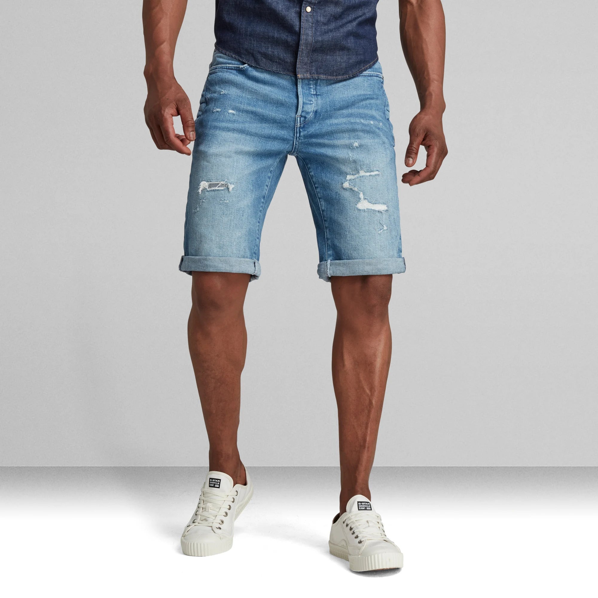 G-Star Raw - D-Staq 3D Short - Faded Seascape Restored