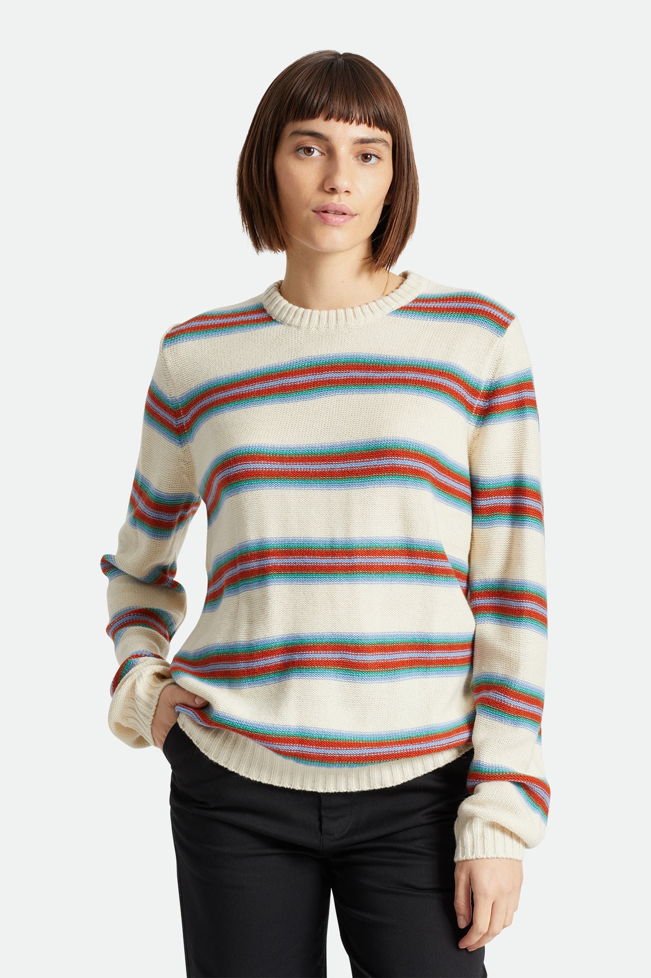 Brixton Hilt Boyfriend Sweater Dove