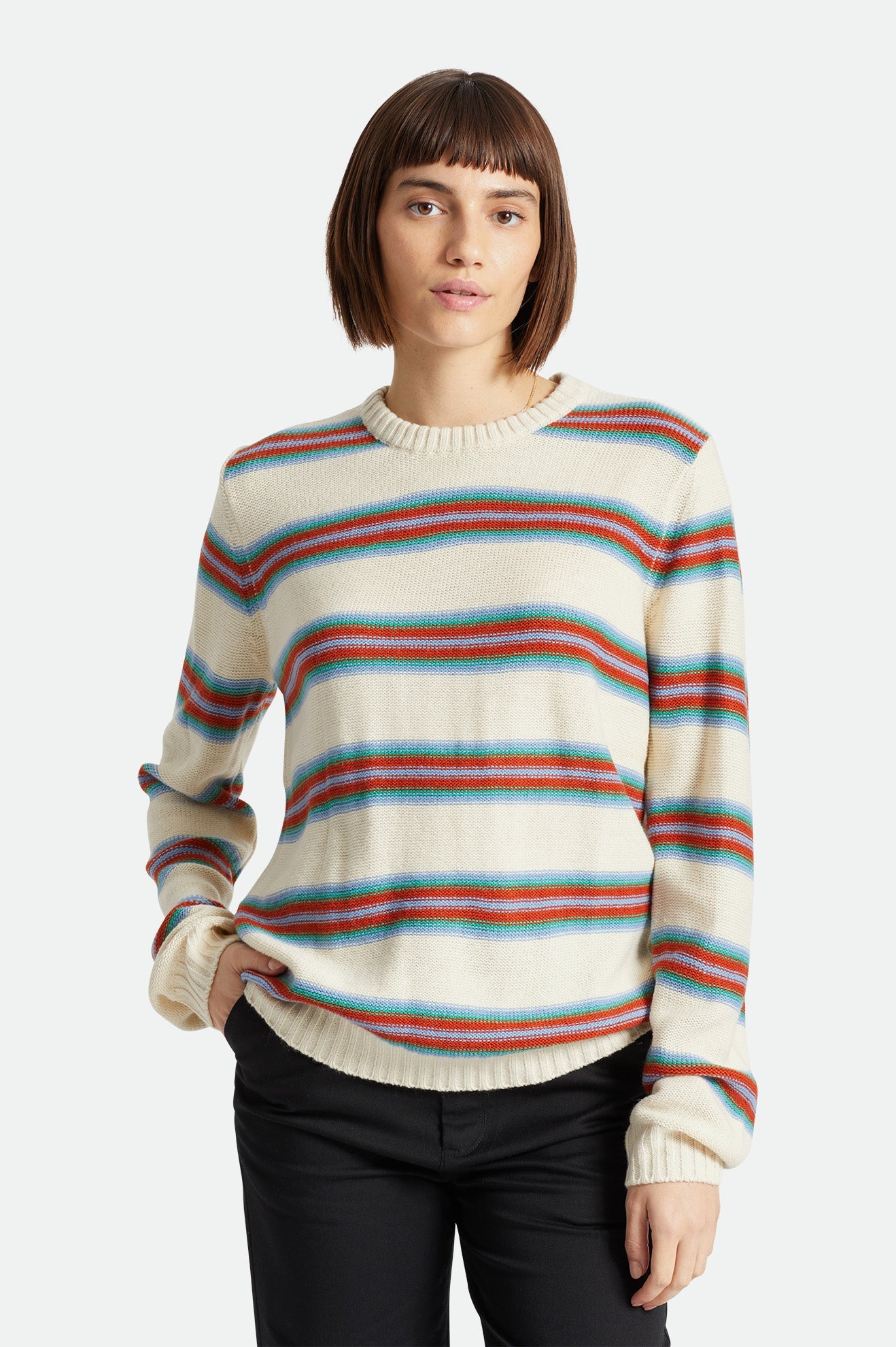 Brixton - Hilt Boyfriend Sweater - Dove