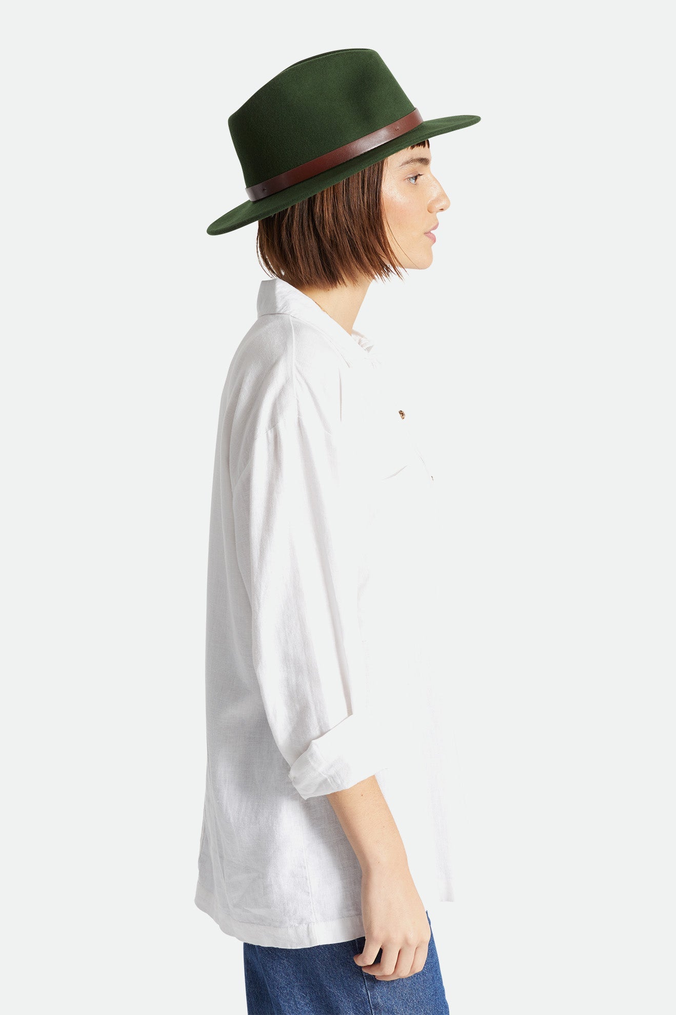 Brixton - Messer Fedora - Moss